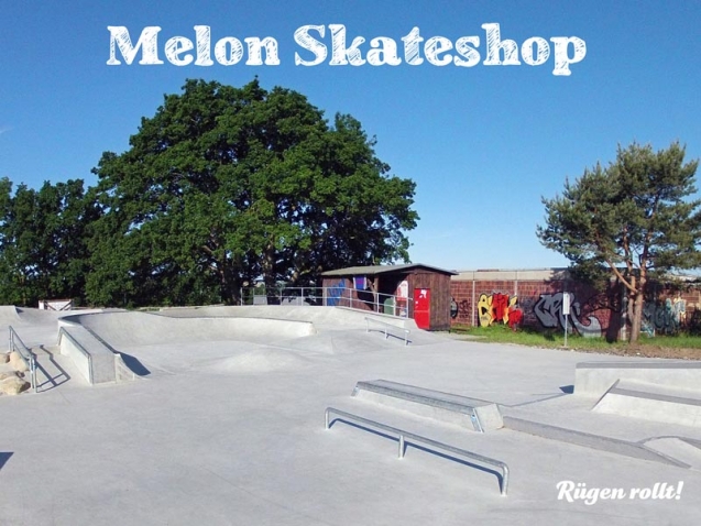 Skateboard-Stuff im Melon Skateshop direkt am Skatepark