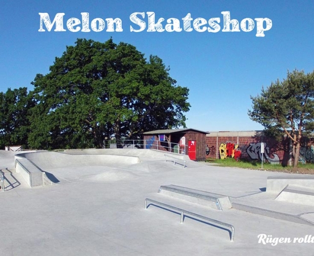 Skateboard-Stuff im Melon Skateshop direkt am Skatepark